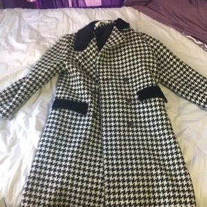 Christian Dior Houndstooth Coat